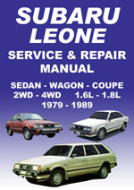Subaru Leone 1979-1989 Workshop Repair Manual