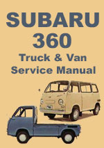 Subaru 360 Van and Pick Up Workshop Manual